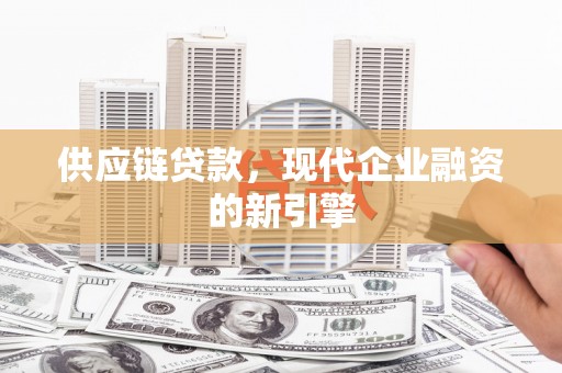 靖州供应链贷款，现代企业融资的新引擎