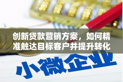 靖州创新贷款营销方案，如何精准触达目标客户并提升转化率