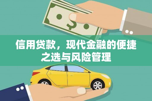 靖州信用贷款，现代金融的便捷之选与风险管理