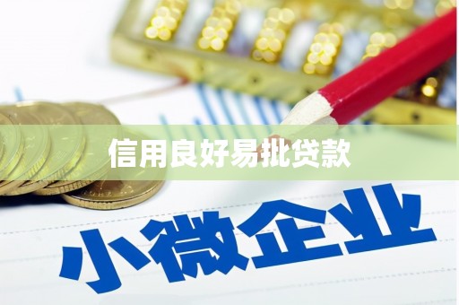 靖州信用良好易批贷款