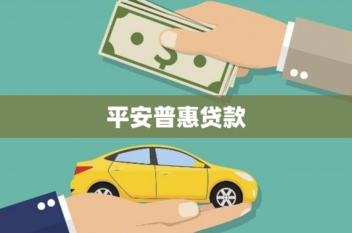 靖州平安普惠贷款