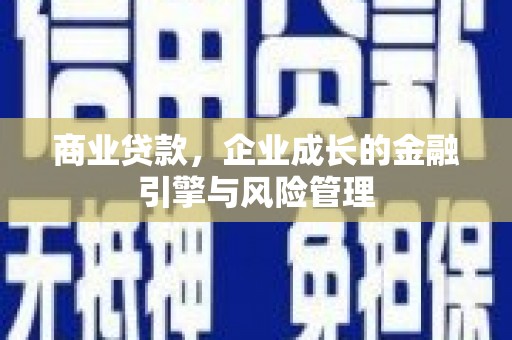 靖州商业贷款，企业成长的金融引擎与风险管理