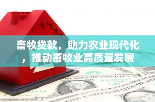 靖州畜牧贷款，助力农业现代化，推动畜牧业高质量发展