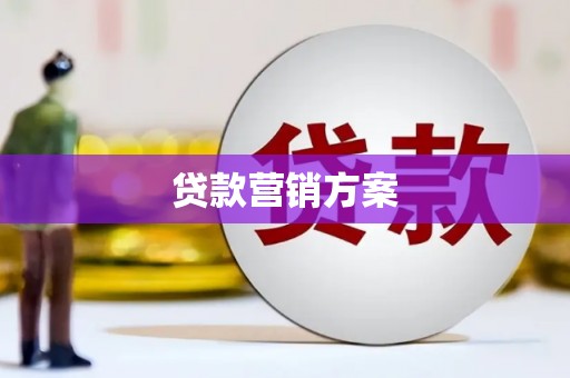 靖州贷款营销方案