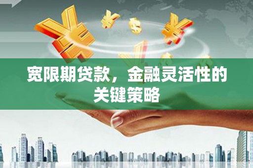 靖州宽限期贷款，金融灵活性的关键策略
