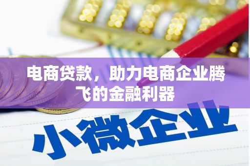 靖州电商贷款，助力电商企业腾飞的金融利器