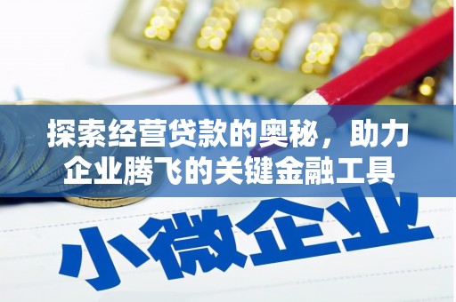 靖州探索经营贷款的奥秘，助力企业腾飞的关键金融工具
