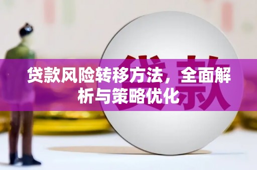 靖州贷款风险转移方法，全面解析与策略优化