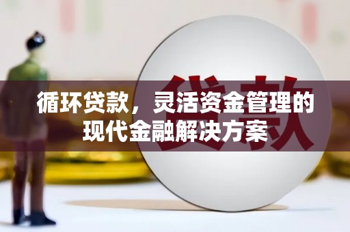靖州循环贷款，灵活资金管理的现代金融解决方案