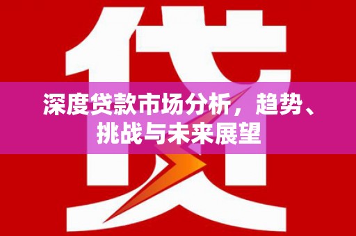 靖州深度贷款市场分析，趋势、挑战与未来展望