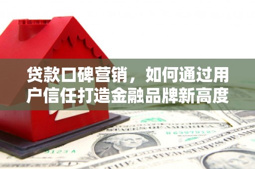 靖州贷款口碑营销，如何通过用户信任打造金融品牌新高度