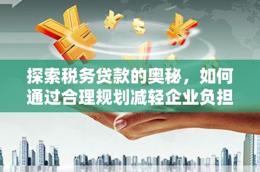 靖州探索税务贷款的奥秘，如何通过合理规划减轻企业负担