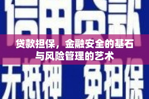 靖州贷款担保，金融安全的基石与风险管理的艺术