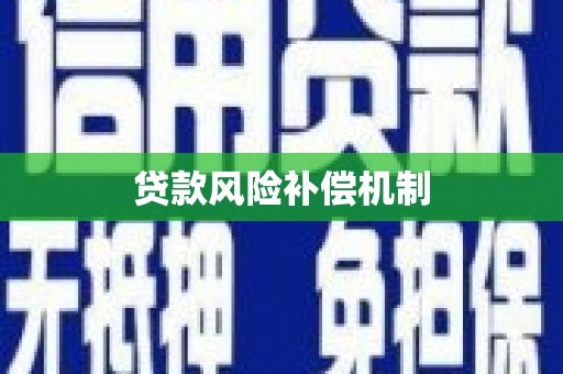 靖州贷款风险补偿机制