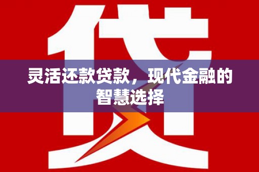 靖州灵活还款贷款，现代金融的智慧选择