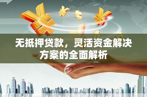 靖州无抵押贷款，灵活资金解决方案的全面解析