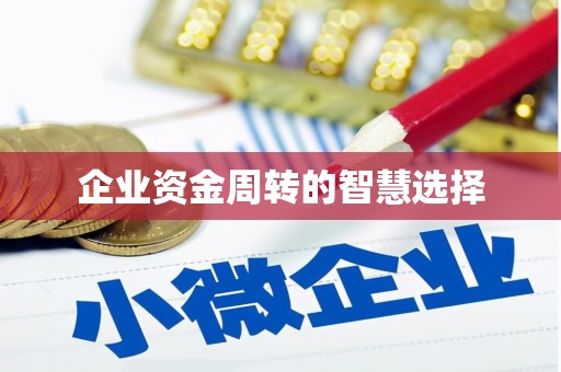 靖州企业资金周转的智慧选择