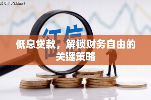 靖州低息贷款，解锁财务自由的关键策略