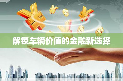 靖州解锁车辆价值的金融新选择