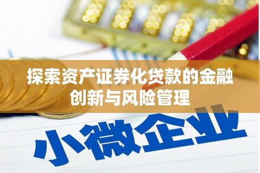 靖州探索资产证券化贷款的金融创新与风险管理