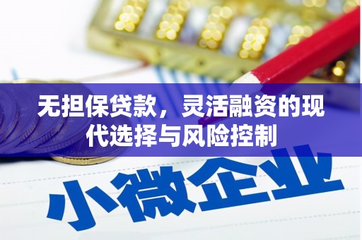 靖州无担保贷款，灵活融资的现代选择与风险控制