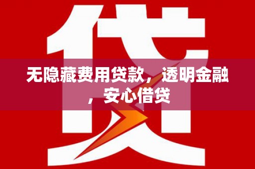 靖州无隐藏费用贷款，透明金融，安心借贷