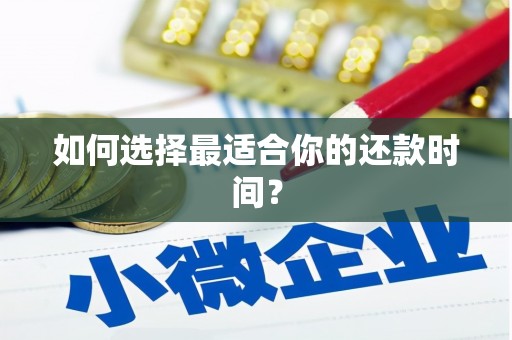 靖州如何选择最适合你的还款时间？