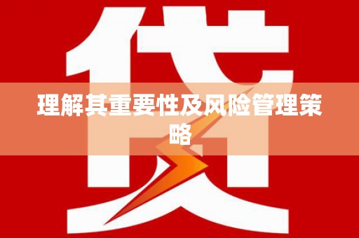 靖州理解其重要性及风险管理策略