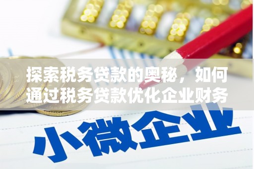 靖州探索税务贷款的奥秘，如何通过税务贷款优化企业财务