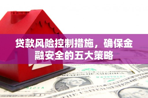 靖州贷款风险控制措施，确保金融安全的五大策略
