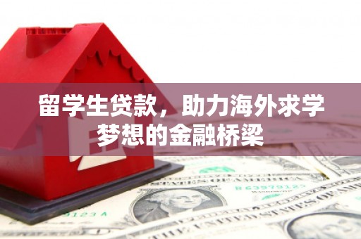 靖州留学生贷款，助力海外求学梦想的金融桥梁