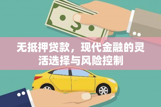 靖州无抵押贷款，现代金融的灵活选择与风险控制