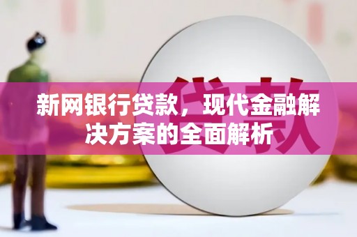 靖州新网银行贷款，现代金融解决方案的全面解析