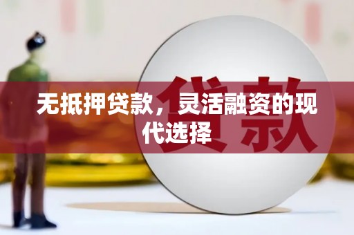 靖州无抵押贷款，灵活融资的现代选择