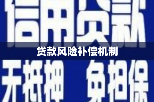 靖州贷款风险补偿机制