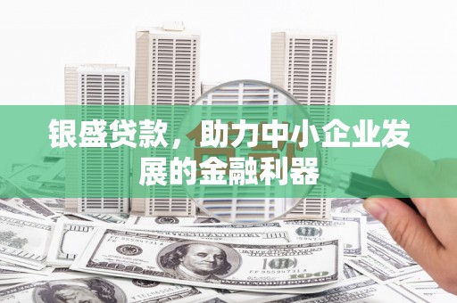 靖州银盛贷款，助力中小企业发展的金融利器