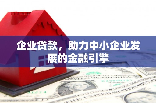 靖州企业贷款，助力中小企业发展的金融引擎