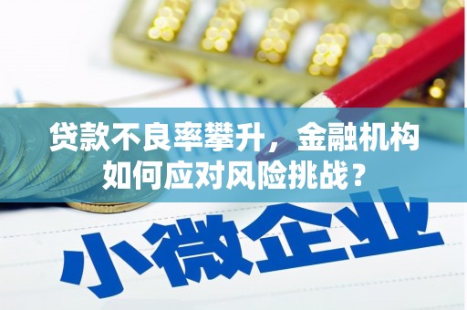 靖州贷款不良率攀升，金融机构如何应对风险挑战？