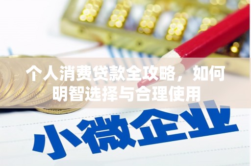 靖州个人消费贷款全攻略，如何明智选择与合理使用