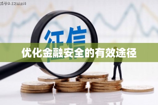 靖州优化金融安全的有效途径