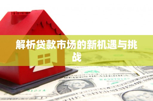 靖州解析贷款市场的新机遇与挑战