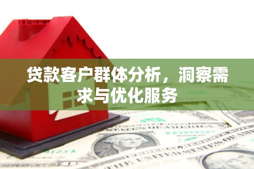 靖州贷款客户群体分析，洞察需求与优化服务